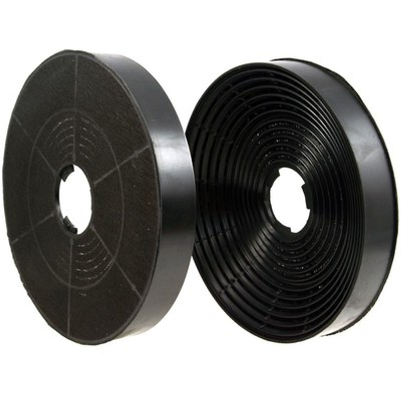 160x25 mm Sirkelformet kullfilter